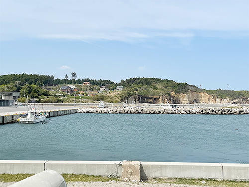 富岡町の漁港は震災から8年たってようやく再開されたが、山の向こうには第一原発。廃炉作業は10年たった今でも続いており、まだまだ道半ば